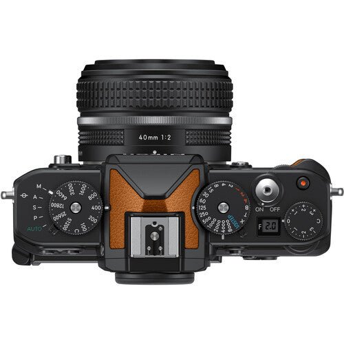 Nikon Zf Mirrorless Digital Camera (Sunset Orange) - 24.5MP Full Frame, 4K Video, for Travel & Street Photography