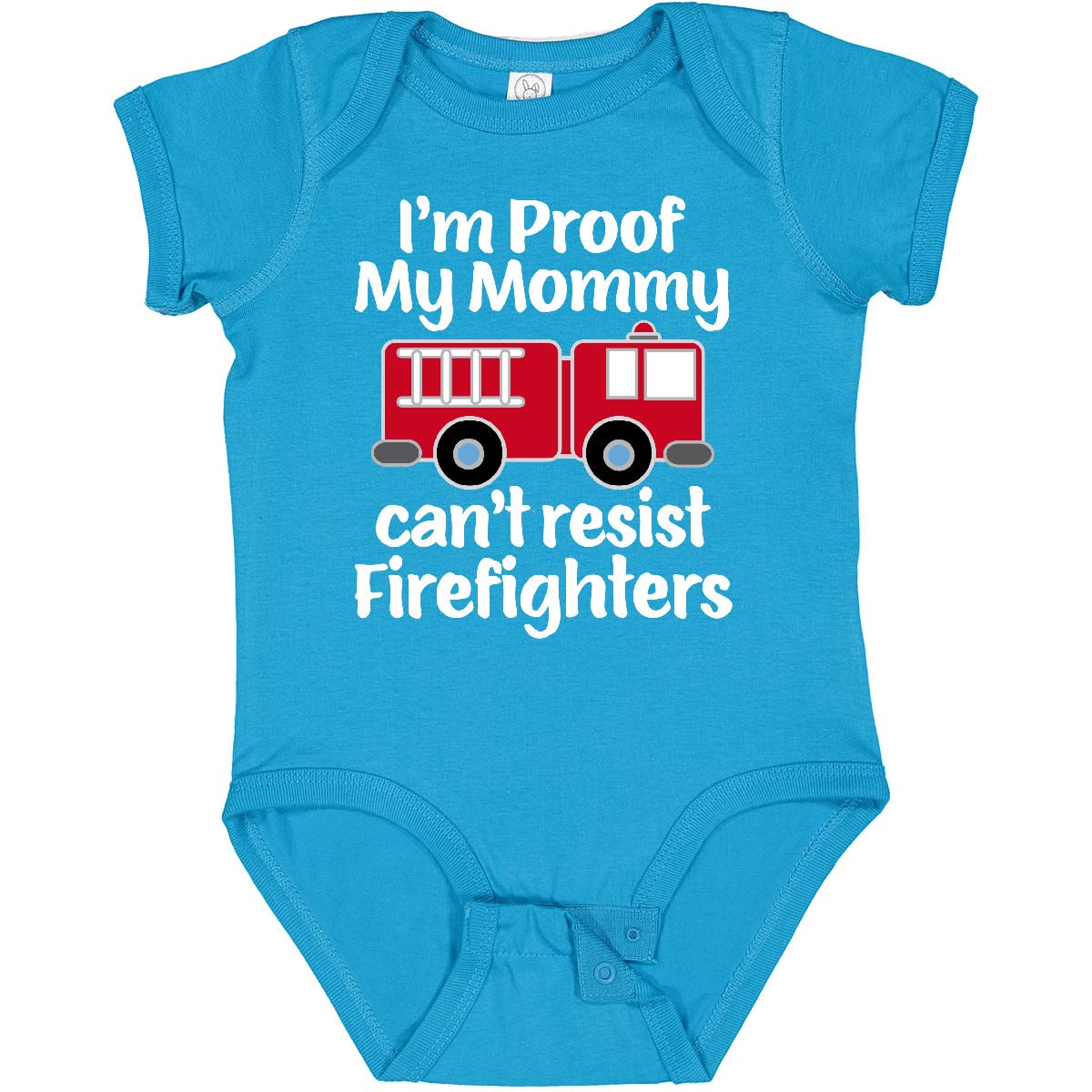 Inktastic Firefighter Daddy Baby Bodysuit - Cute Fireman Outfit for Infants & Toddlers - Perfect for Firefighter-Themed Parties, Family Photos & Everyday Wear