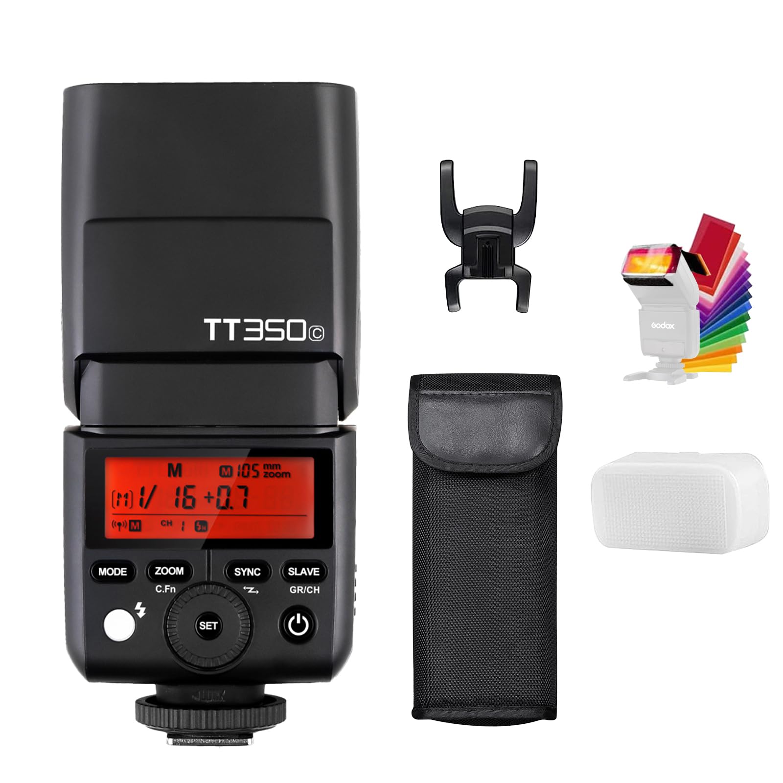 Godox TT350 Mini Thinklite TTL Flash Speedlite for Canon DSLR & Mirrorless Cameras - Perfect for Wedding, Portrait & Event Photography