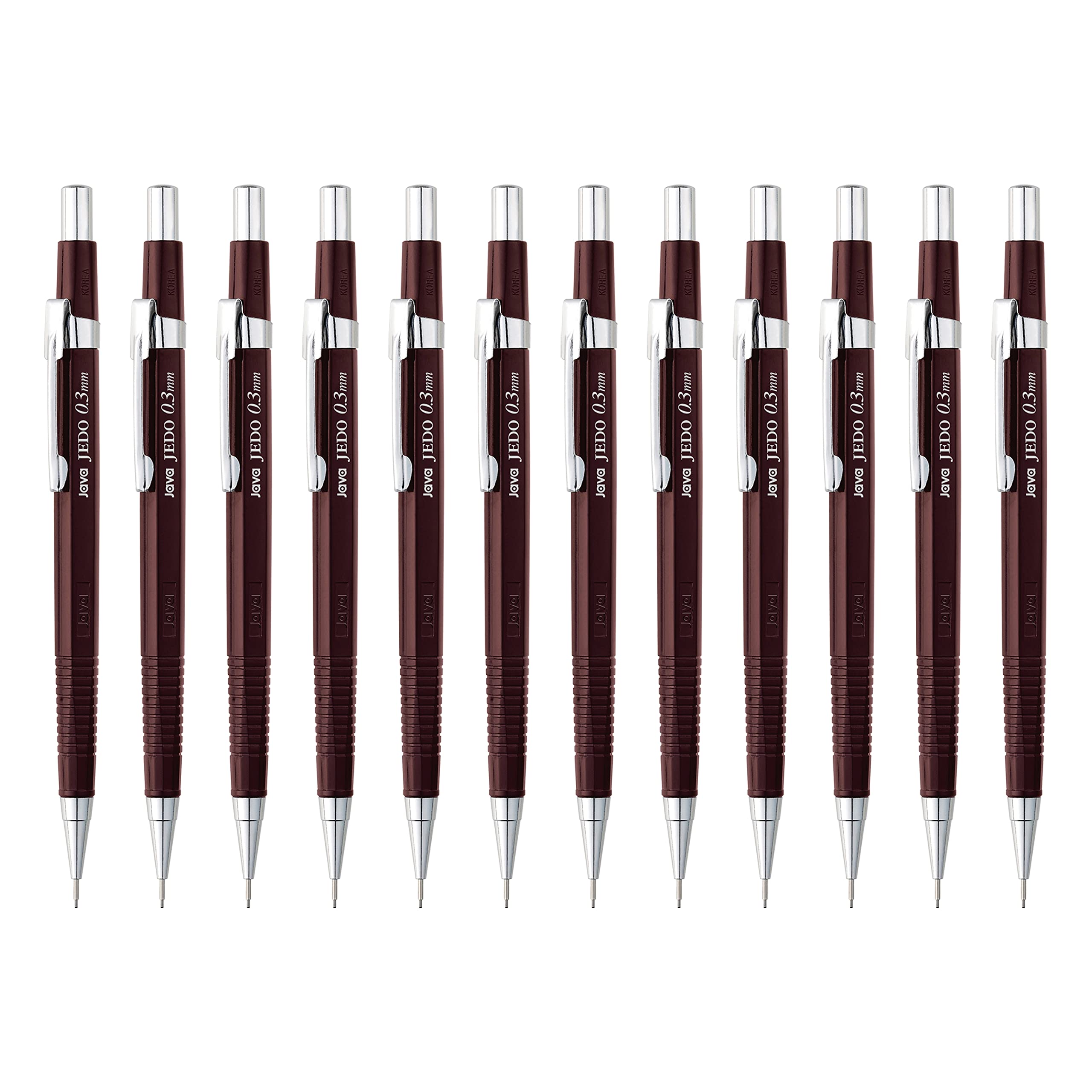 JVPEN 0.3mm Mechanical Pencil Refills - 12 Pack Premium Drafting Pencils for Drawing, Sketching & Office Use - Ideal for Artists, Architects & Students