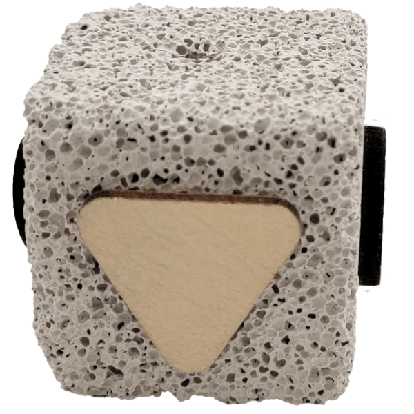 Natural Pumice Chew Block for Small Pets - Moss Hollow Texture for Dental Health - Perfect for Rabbits, Guinea Pigs & Chinchillas - Small Animal Chew Toy for Teeth Trimming & Stress Relief