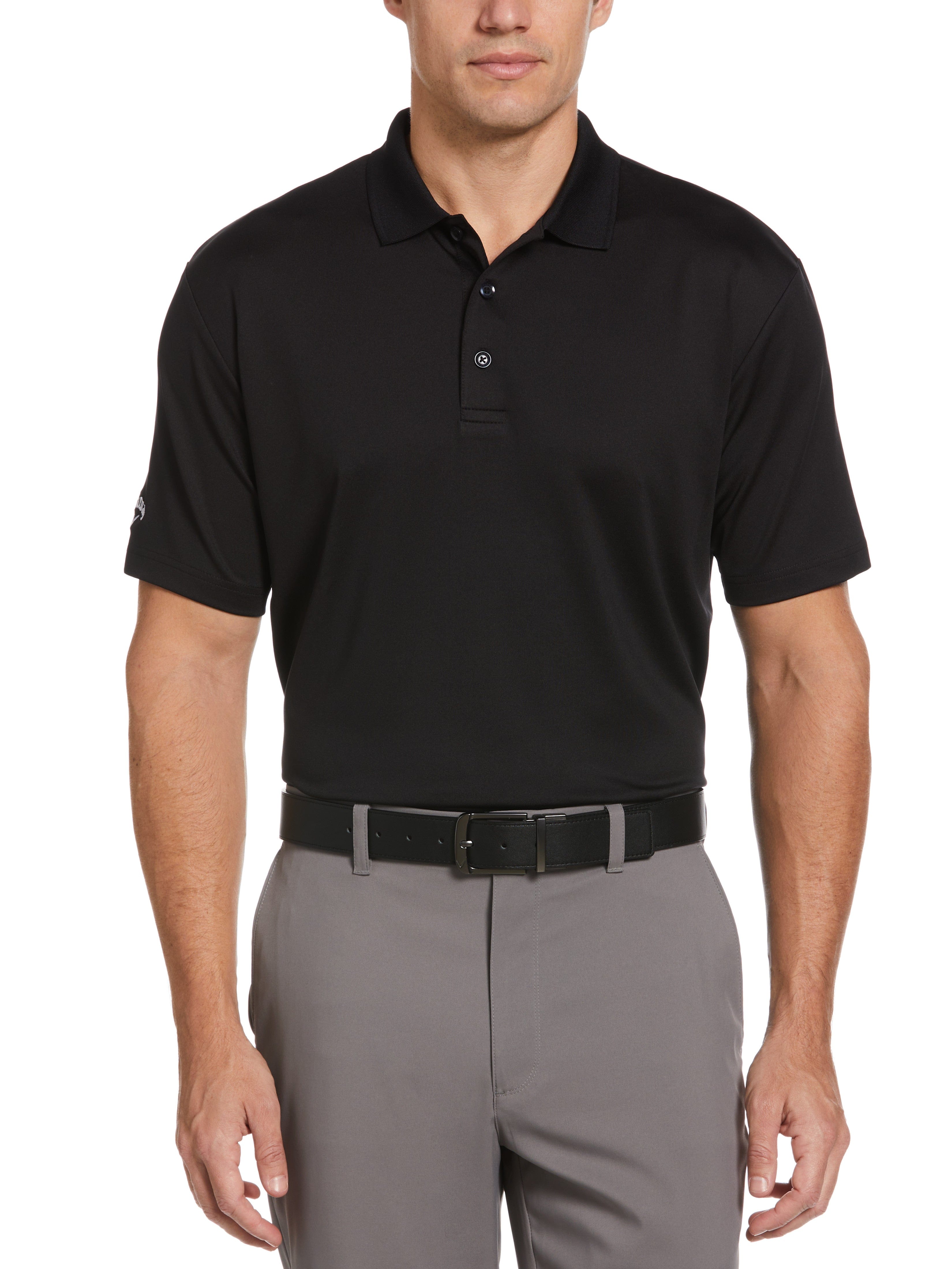Men's Comfortable Stretch Polo Shirt - Breathable & Moisture-Wicking for Casual Wear, Golf & Outdoor Activities