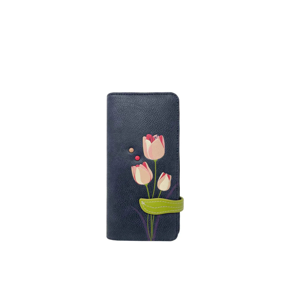 Espe Tulip Wallet - Slim RFID Blocking Women's Wallet with Card Slots & Zipper Pocket | Perfect for Travel, Shopping & Everyday Use