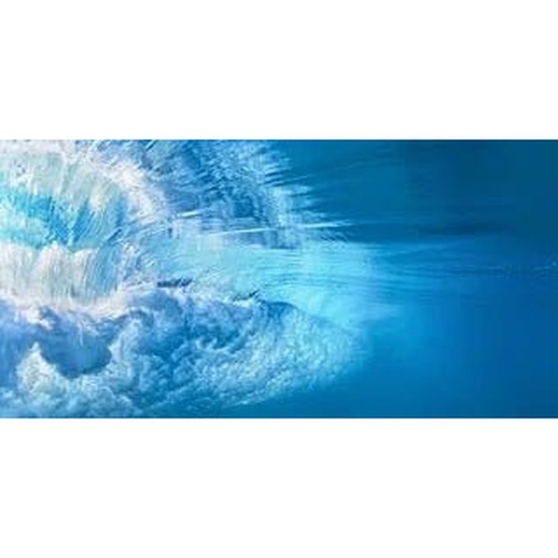 Aqua Natural Wave Background - Stunning Underwater Scene for Aquariums, Fish Tanks & Home Decor | Perfect for Aquatic Theme Parties & Relaxing Ocean Vibes