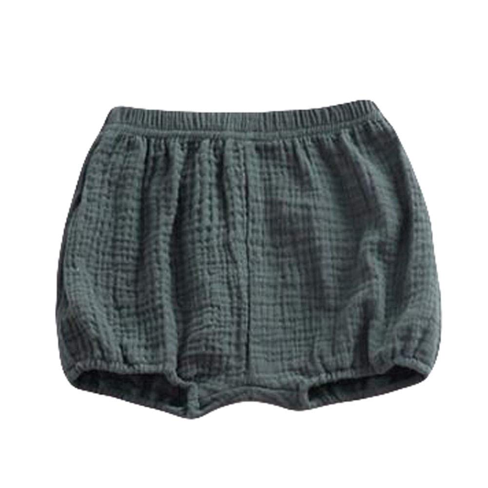 LOOLY Baby Bloomers - Unisex Cotton Linen Blend Shorts for Baby Girls & Boys | Soft, Breathable & Comfortable | Perfect for Playtime, Summer Outfits & Casual Wear