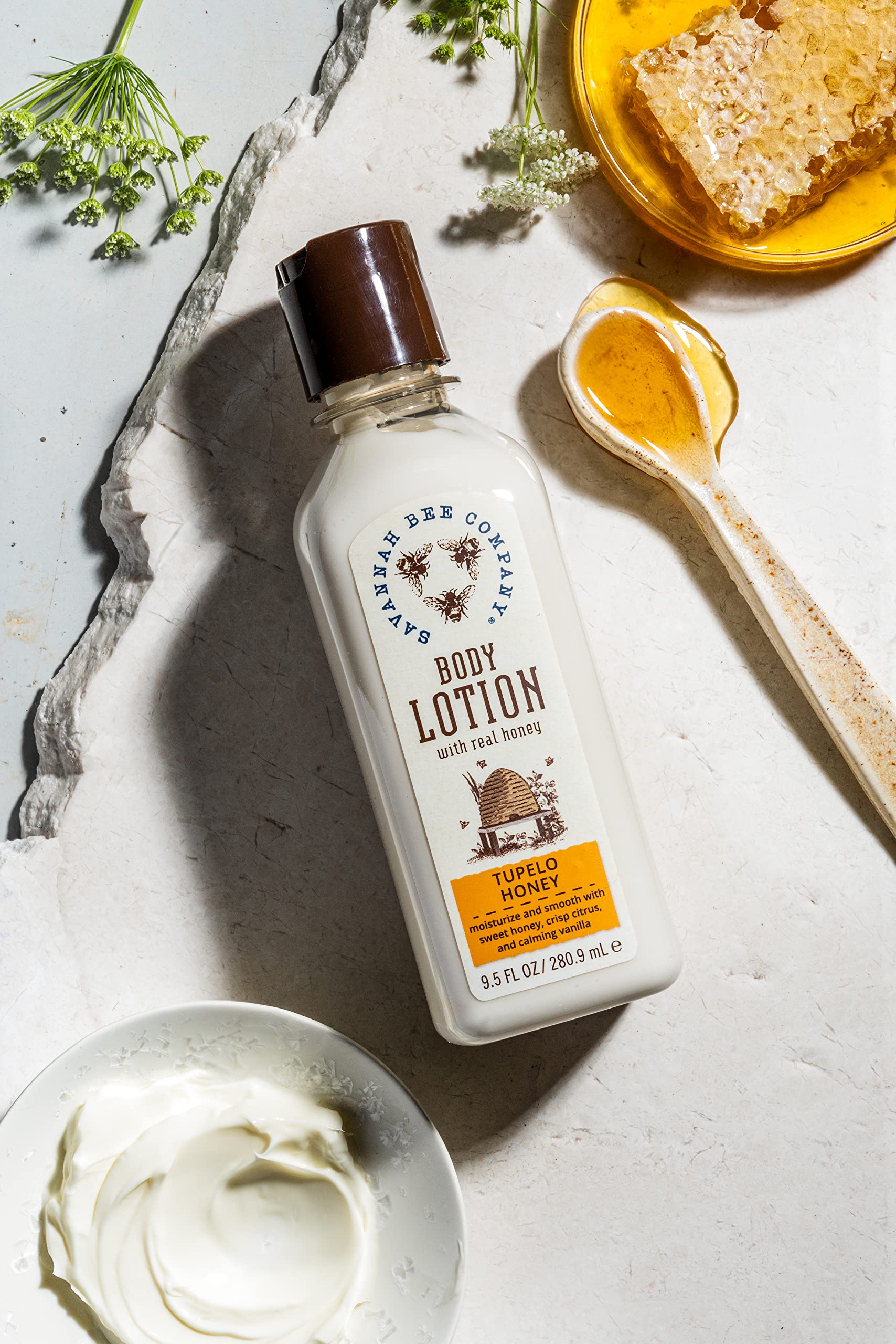 Savannah Bee Company Honey Body Lotion - All Natural Moisturizer for Dry Skin, Women & Men | Hydrating Lotion for Daily Use, Gift Idea for Spa & Self Care