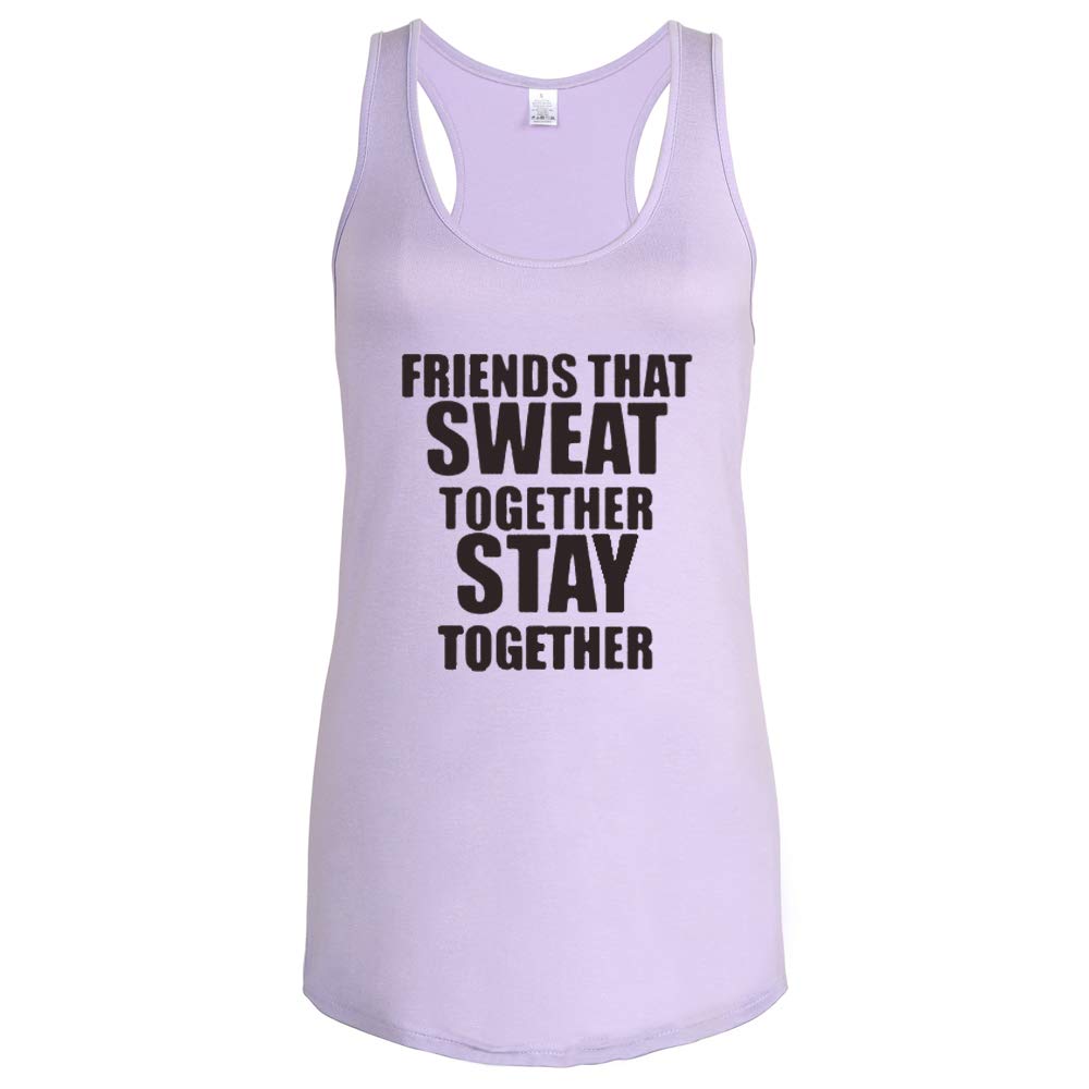 Funny Saying Racerback Tank Tops for Women - Sleeveless Workout Shirts for Gym, Yoga & Summer Outfits | FANNOO Women's Fitness Apparel