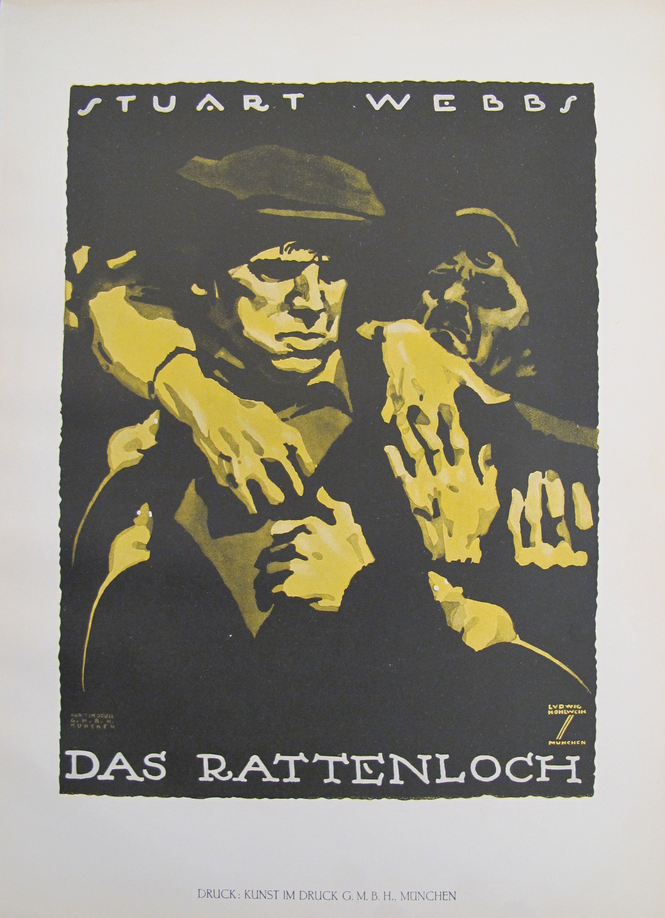 Original 1926 German Art Deco Movie Poster - Stuart Webb 