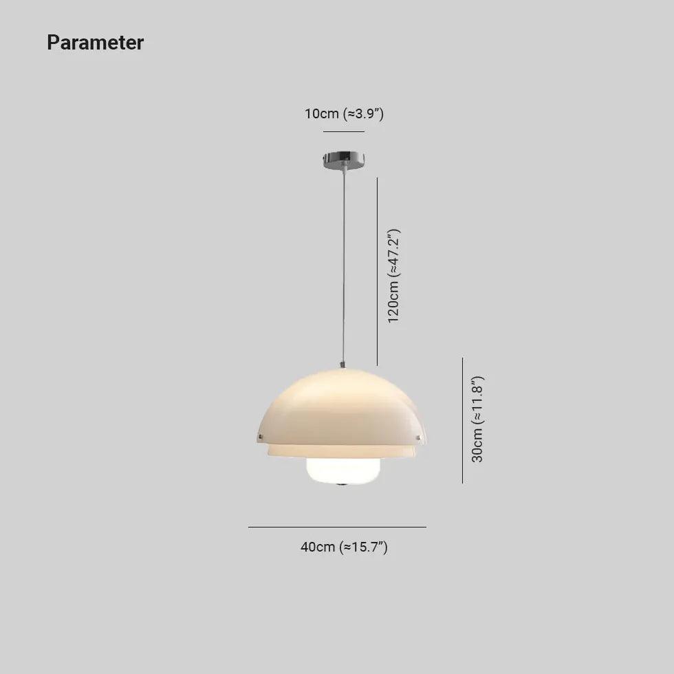 Modern White Glass Hemisphere Pendant Light for Living Room - Stylish Ceiling Lighting Fixture for Dining Room, Bedroom & Kitchen Decor