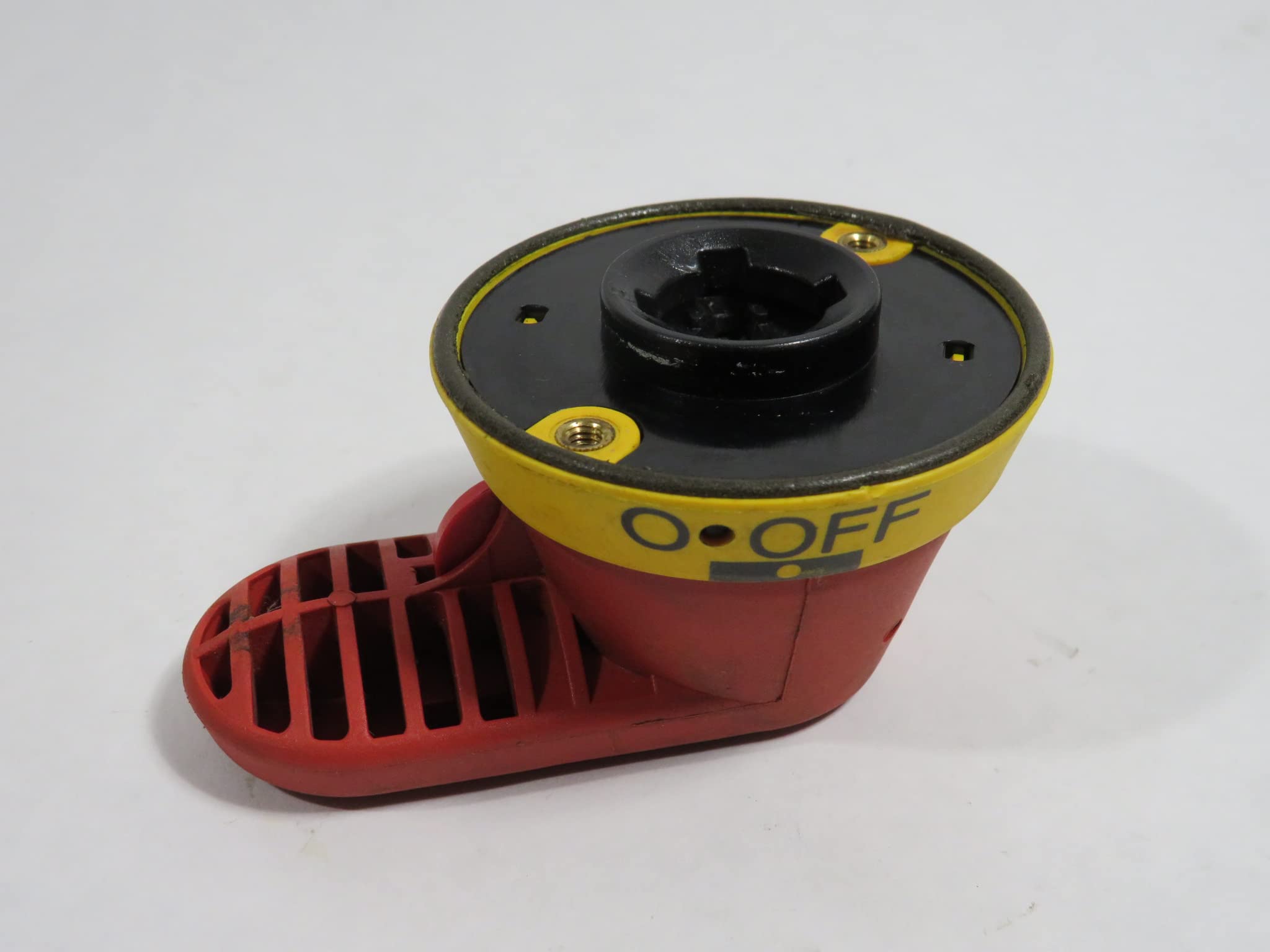 ABB OHY65J6 65mm Disconnect Switch Pistol Handle - Yellow/Red Safety Switch for Industrial Electrical Panels & Machinery Control