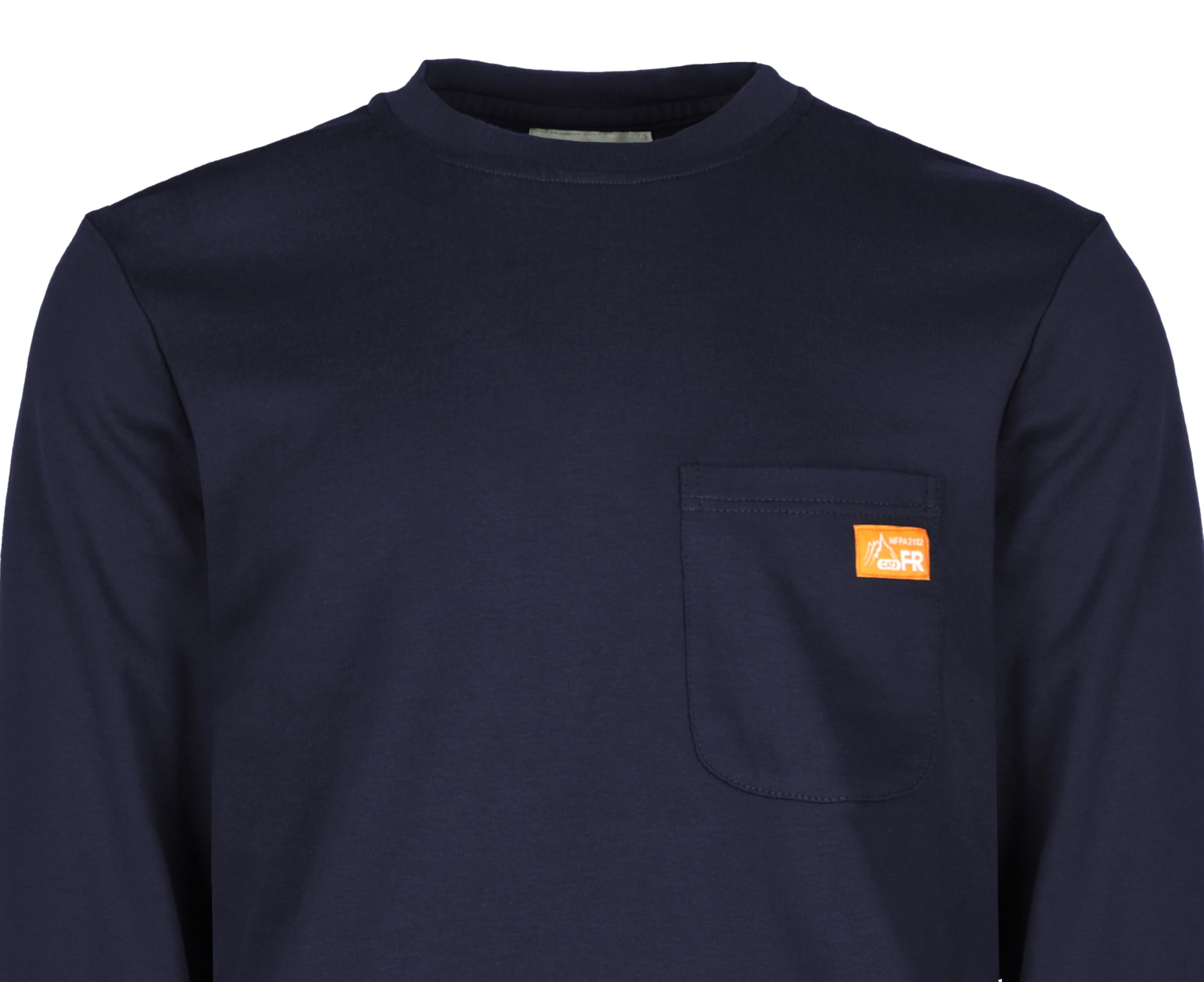 Flame Resistant T-Shirts for Men - 100% Cotton FR Shirts | Pre-Washed Fire Retardant Workwear | Ideal for Construction, Welding & Industrial Safety