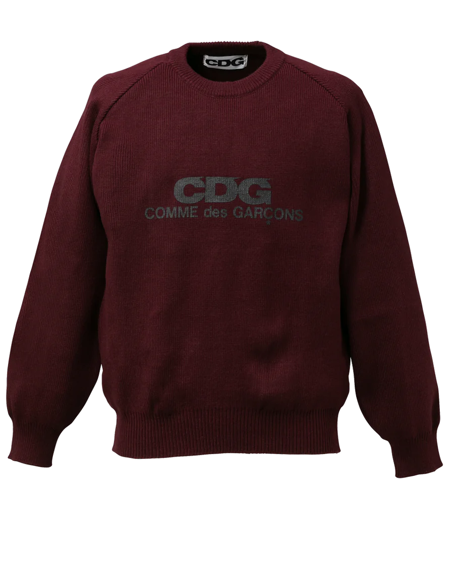 CDG Round Neck School Pullover Sweatshirt - Comfortable Casual Wear for School & Everyday Outfits
