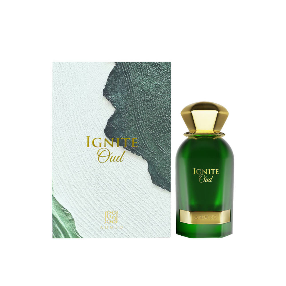 Ignite Oud Eau de Parfum 60ml for Men - Premium Arabic Perfume Oil, Long Lasting Luxury Fragrance for Date Night & Special Occasions