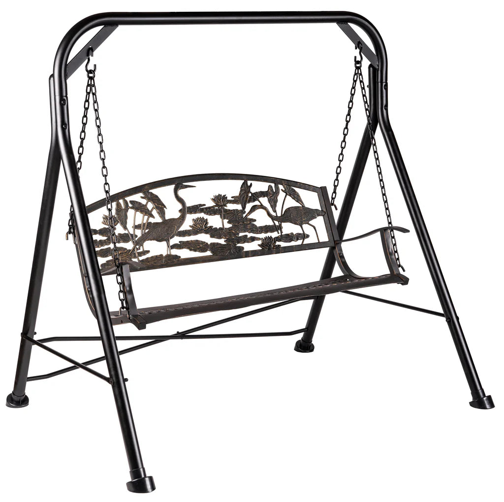 Outdoor Heron Swing - Durable Garden Hammock for Relaxing in Backyard, Patio, or Balcony | Perfect for Lounging, Reading & Napping
