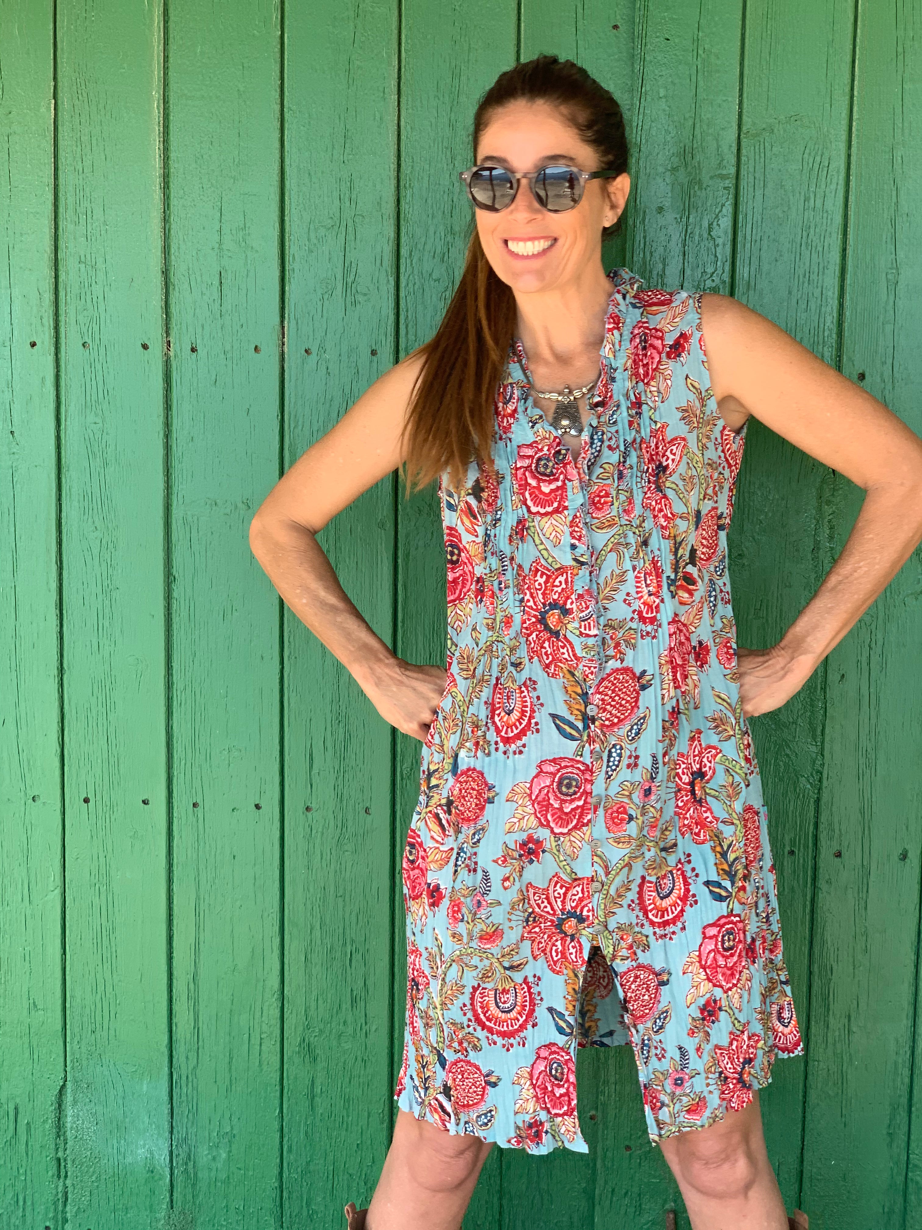 Boho Princess Sleeveless Dress for Girls - Perfect for Summer Parties, Beach Vacations & Casual Outings