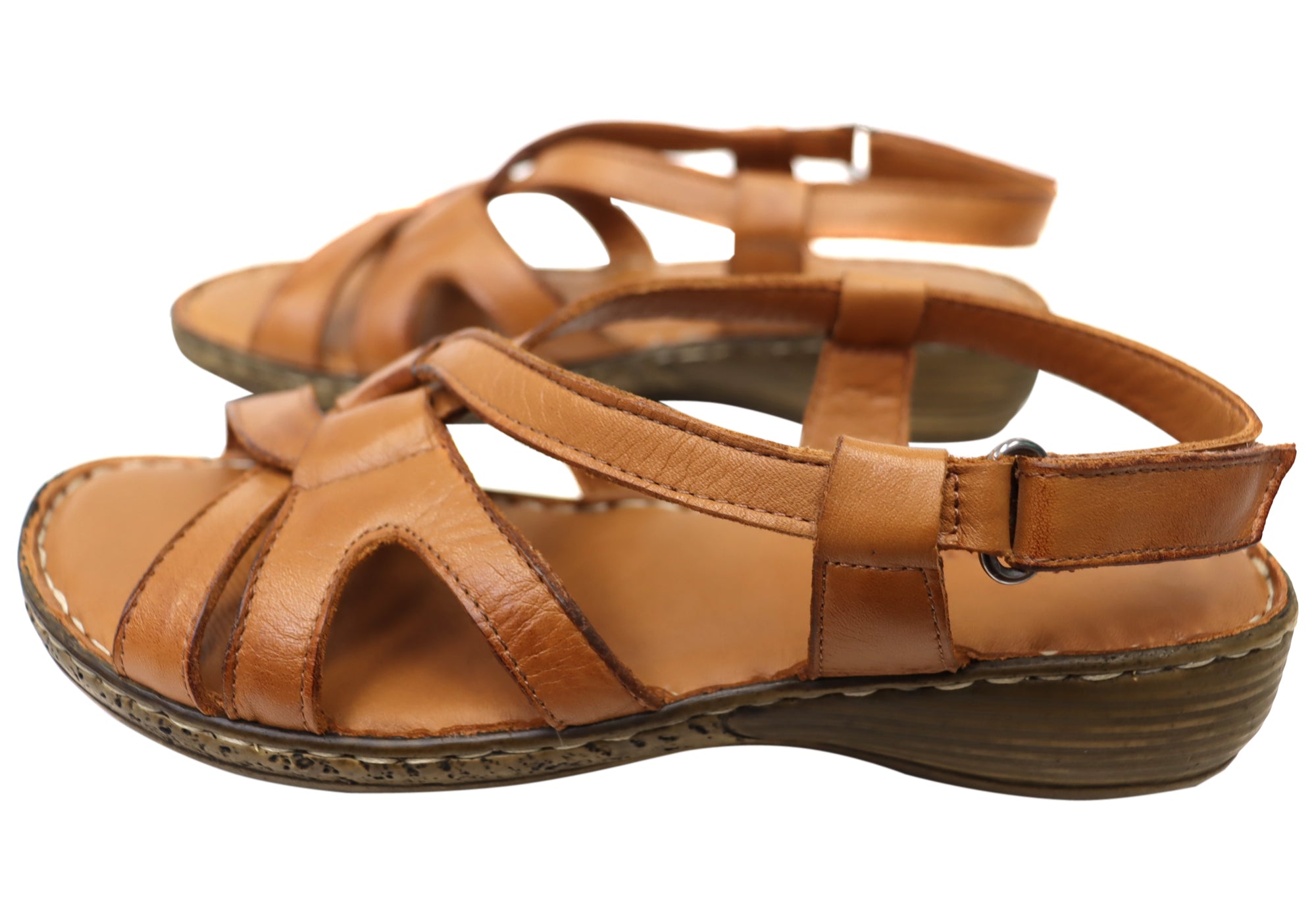 Orizonte Glory Women's Comfortable European Leather Sandals - Stylish & Breathable Summer Walking Shoes for Beach, Travel & Casual Outings