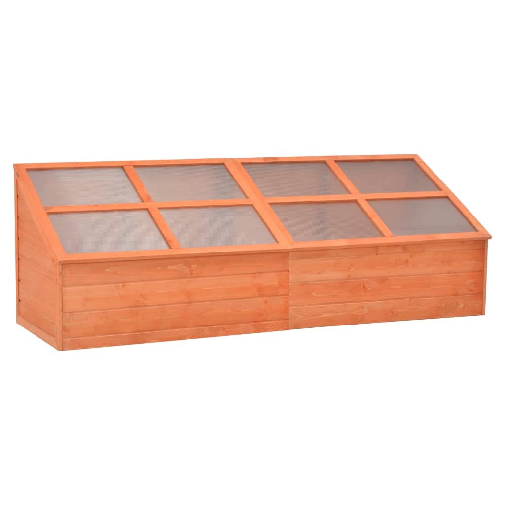 Portable Wooden Greenhouse for Plants - 70.9x22.4x24.4 Inch Garden Cooling Shelter, Raised Planter Stand with UV Protection for Indoor/Outdoor Decor | Perfect for Balcony Gardening, Patio Plant Protection & Backyard Vegetable Growing