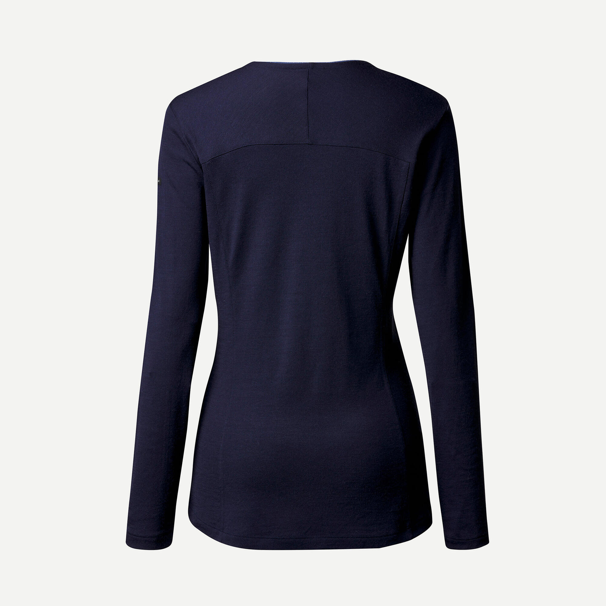 Forclaz Women's MT500 Long Sleeve Merino Wool T-Shirt - Burgundy Red - Hiking & Outdoor Activities Base Layer