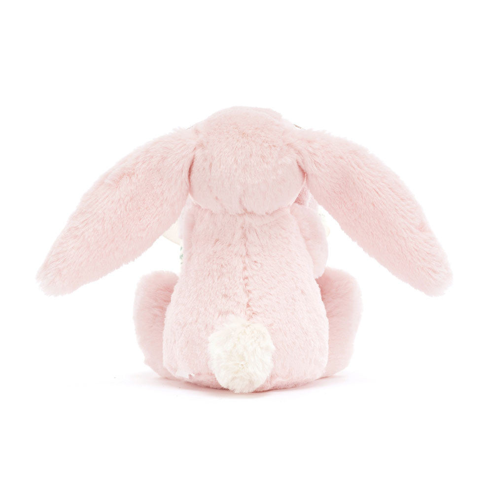 Jellycat Bashful Bunny Plush Soother - Soft Pink Stuffed Animal Toy for Babies & Kids | Perfect for Nursery Decor, Baby Shower Gifts & Comforting Sleep