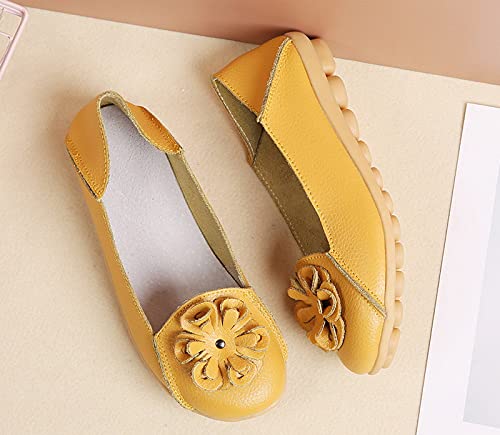 Women's Slip On Loafers - Comfortable Pea Design Casual Flat Shoes for Work, Travel & Everyday Wear