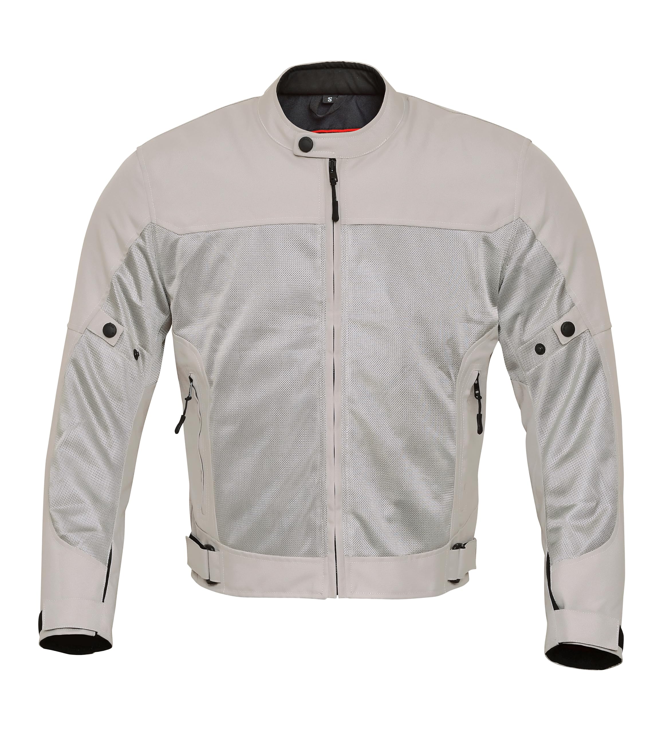 Men's Air Mesh Motorcycle Jacket with Armor - Dual Sport Riding Gear for Outdoor Adventures