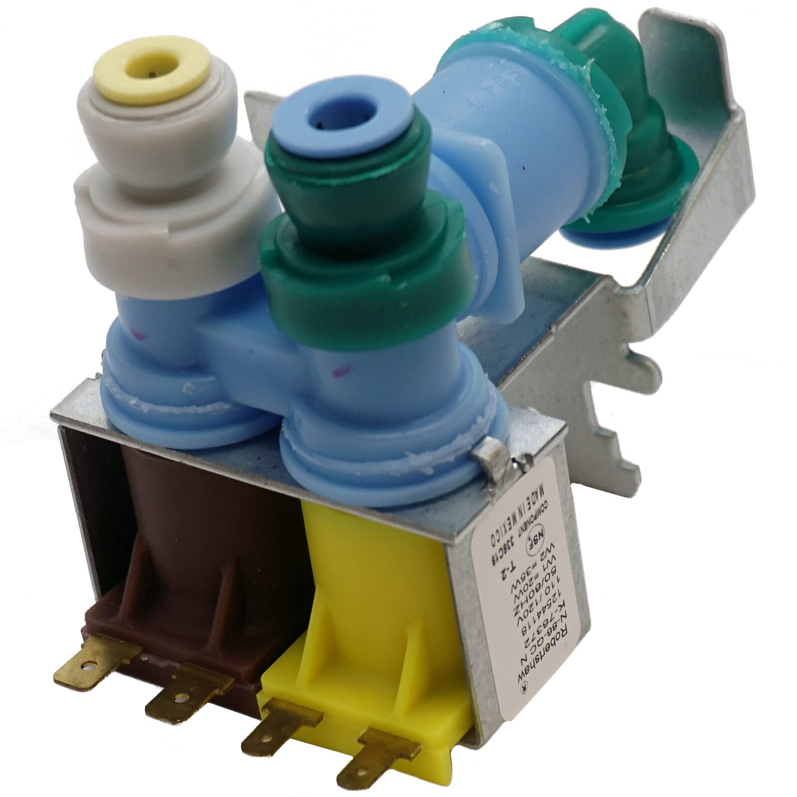 AP6010515 & 67006531 - Replacement Dual Water Inlet Valve for ERP Refrigerator - Perfect for Ice Maker & Water Dispenser Repair