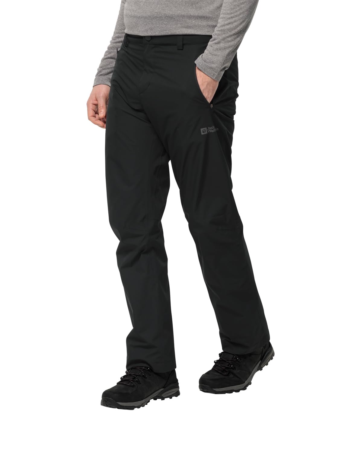 Jack Wolfskin Men's Parana Pants - Outdoor Hiking Trousers, Black, Size 54 - Lightweight Quick-Dry Trekking Pants for Camping & Travel Adventures
