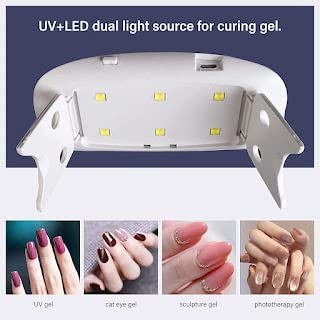 Mini UV LED Nail Lamp - Portable Mouse-Shaped Gel Nail Dryer with USB Charging | Fast Curing for Gel Polish & Acrylic Nails | Perfect for Home Manicures & Salon Professionals