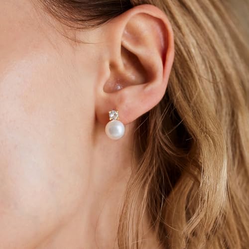 ER06-CZ pearl stud