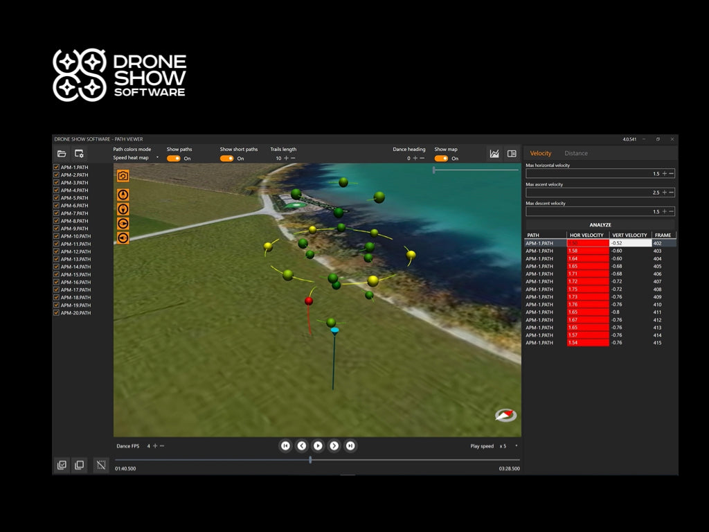 Professional Drone Show Software Package (No Drones Included) - Perfect for Aerial Light Shows, Events, and Entertainment Productions