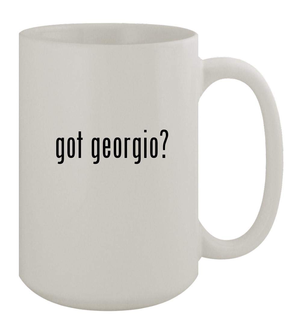 Got Georgio? - 15oz White Ceramic Coffee Mug for Home, Office & Gifts | Durable & Stylish Drinkware for Hot & Cold Beverages