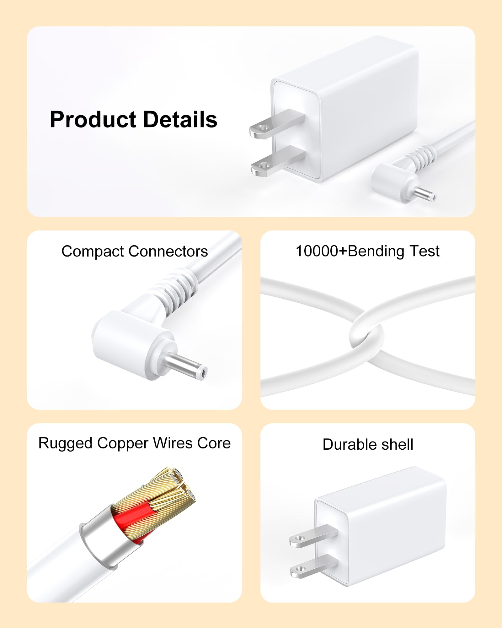 Infant Optics DXR-8 Pro Replacement Charger - Compatible Power Adapter for Baby Monitor (Not for Camera Unit/DXR8) | Perfect for Home Nursery & Travel Use