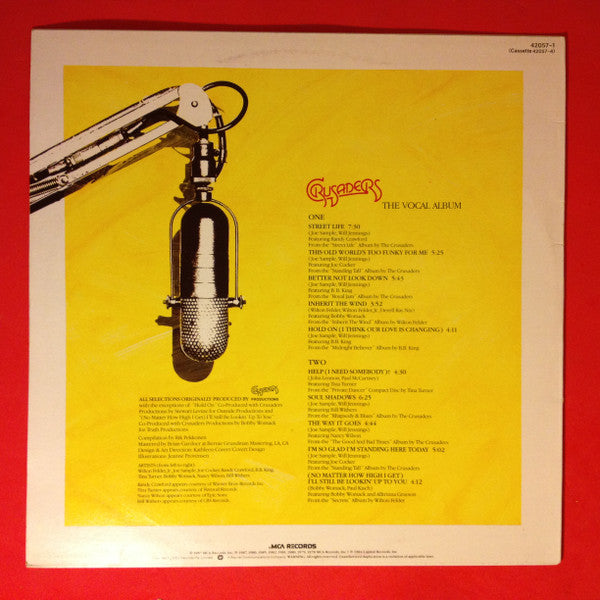 The Crusaders - The Vocal Album (LP, Vinyl Record, Compilation) - VG+ Condition | Jazz, Soul & Funk Music | Perfect for Collectors & Audiophiles