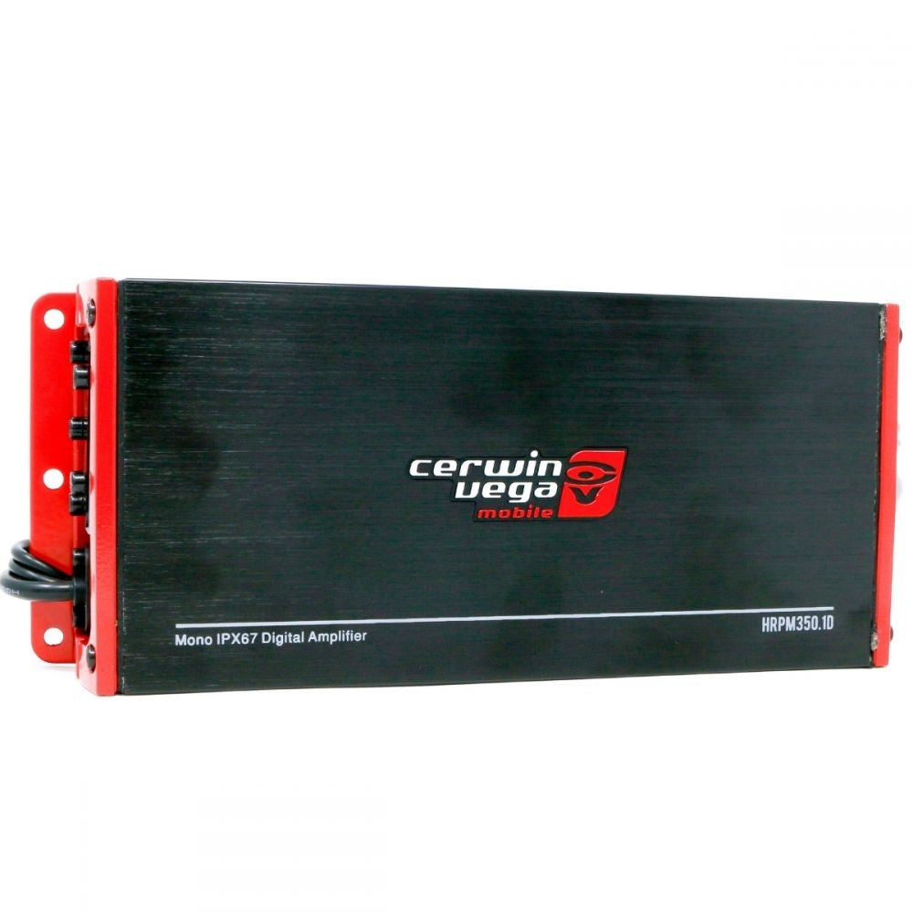 Cerwin Vega HRPM350.1D 350W Waterproof Marine Grade Class D Monoblock Amplifier - 1 Channel Car Audio Power Amp for Boats, RVs & Outdoor Vehicles