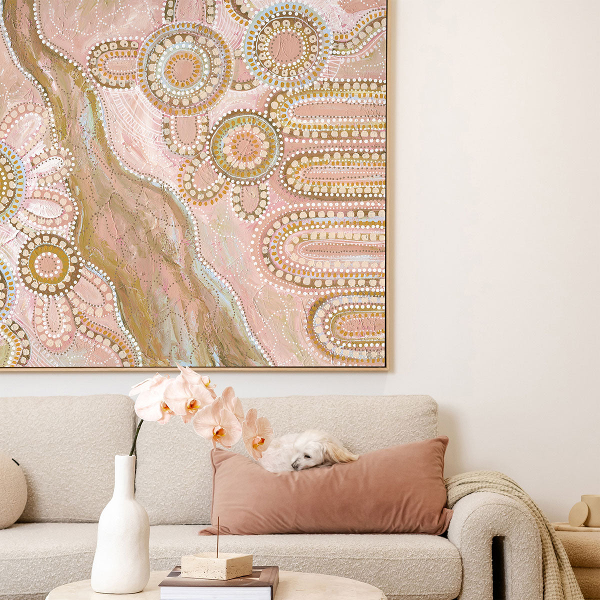 Bila III Neutral Landscape Art Print - Modern Wall Decor for Living Room, Bedroom & Office - Premium Canvas Painting for Home & Office Decor