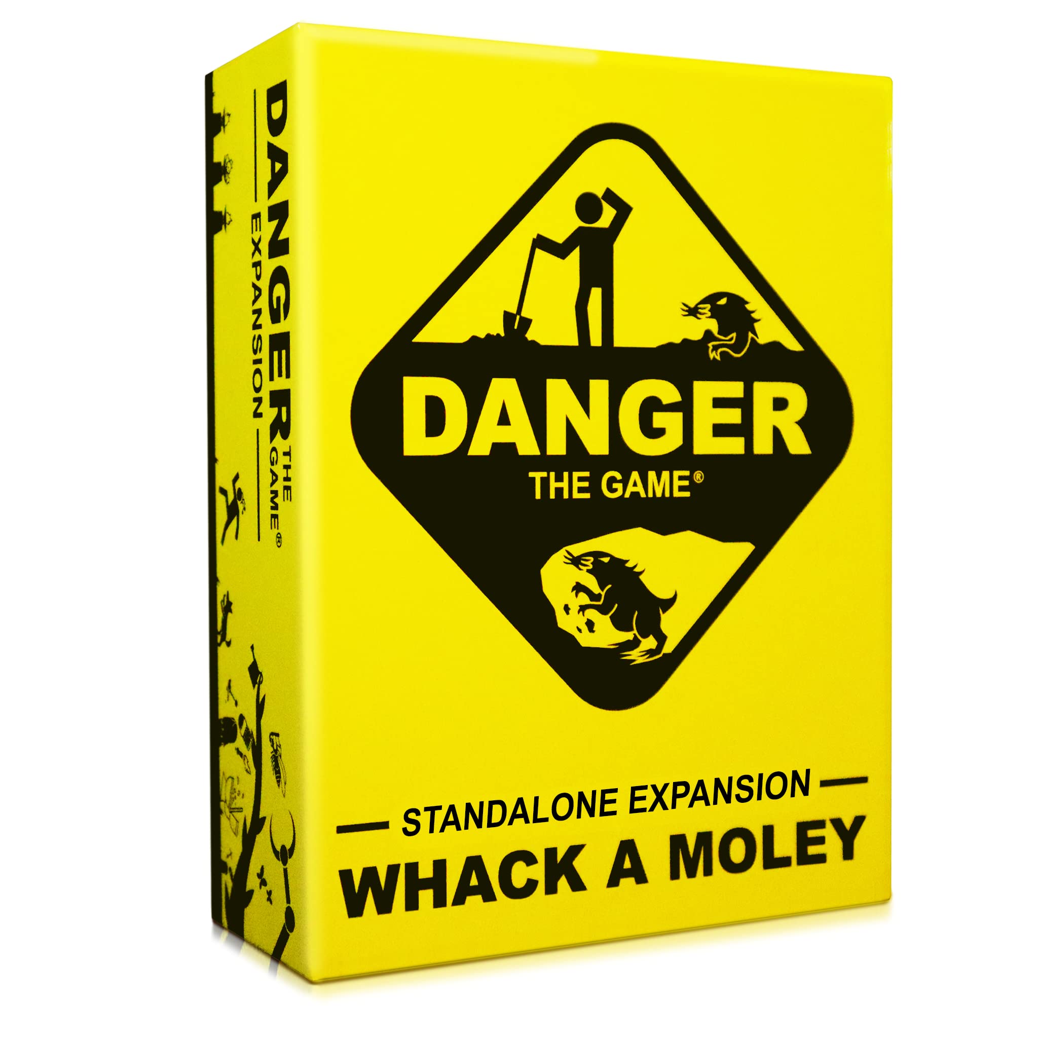 Danger The Game - Whack A Moley: Fun Party Card Game with Bizarre Dangers & Heroic Rescues | Standalone Expansion | Perfect for Game Nights & Family Gatherings