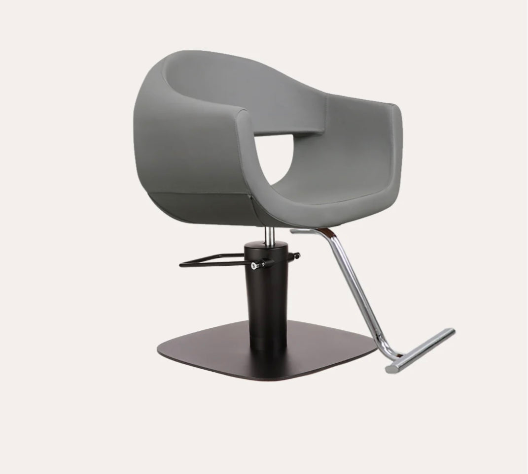 Luna Salon Chair - Professional Hydraulic Styling Chair for Hairdressers & Barbers - Adjustable Height & Swivel Base - Perfect for Salons, Barber Shops & Home Use