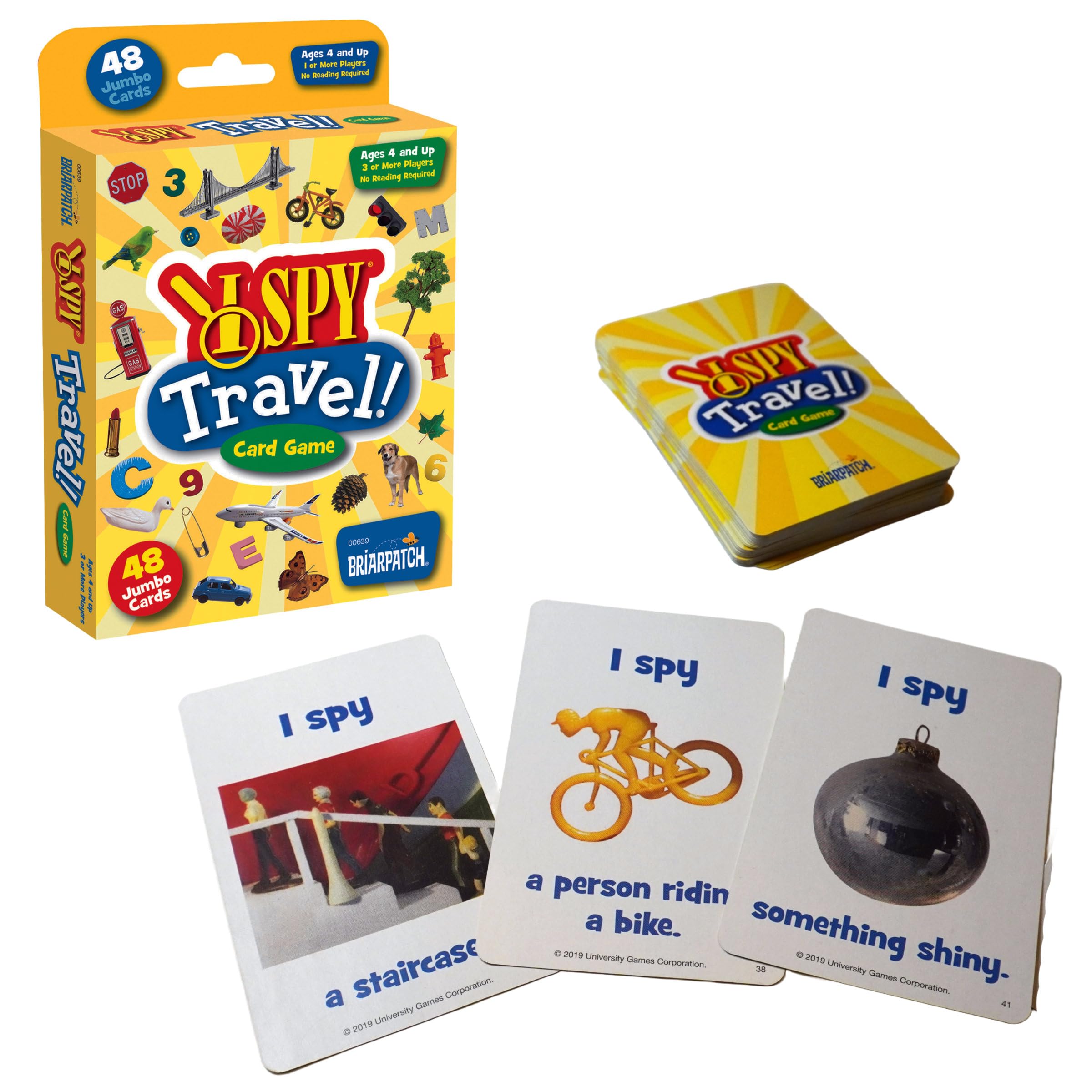 Briarpatch SPY Travel Card Game for Kids Ages 4+ | Fun Educational Preschool Travel Game Based on SPY Books | Perfect for Road Trips & Family Game Nights