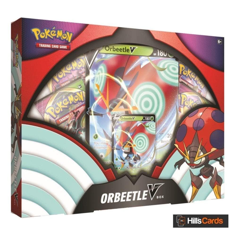 Pokemon TCG: Orbeetle V Box - Collectible Trading Card Game Set with Booster Packs & Promo Card | Perfect for Pokemon Fans, Card Collectors, and Competitive Players
