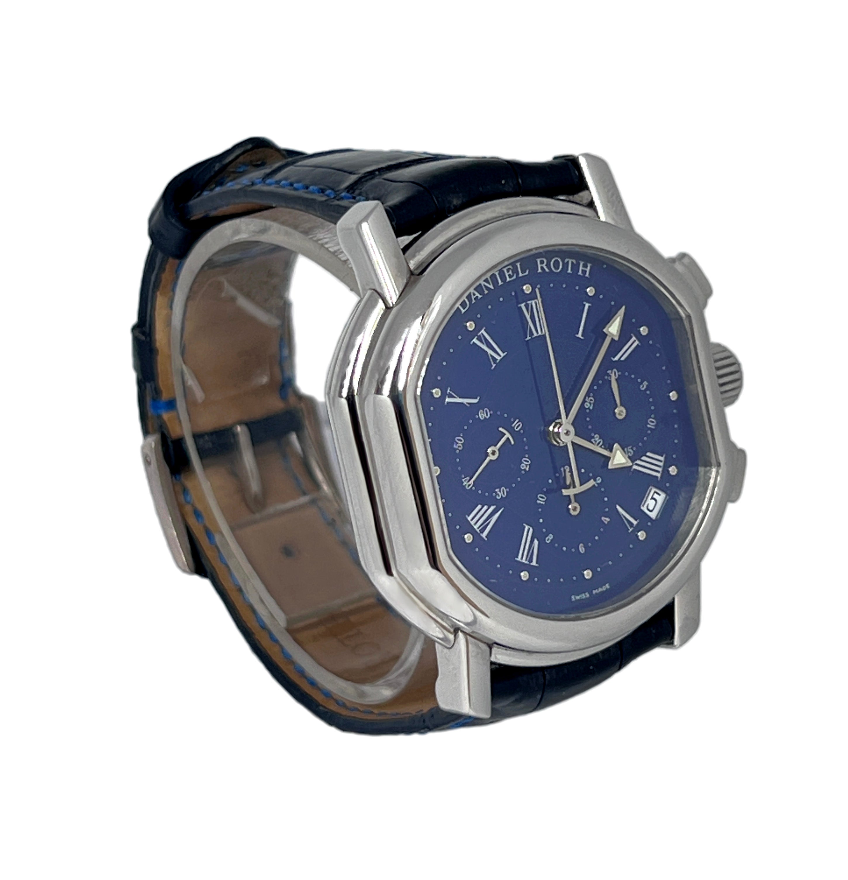 Daniel Roth Masters Chronograph Stainless Steel Men's Watch - Luxury Swiss Automatic Timepiece for Business & Formal Occasions