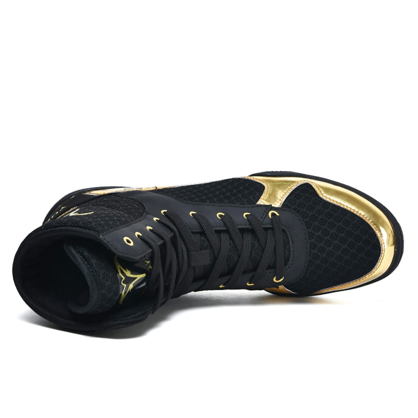 Men's Boxing Shoes for Deep Squats - Wrestling Combat Training Shoes with Breathable Design for Junior & Adult Athletes | Perfect for Boxing, Wrestling & Gym Workouts