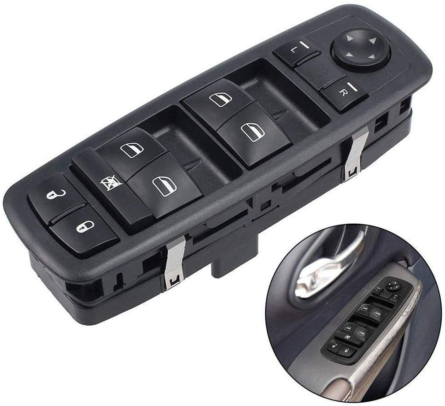 Mopar 04602535AG Power Window Switch - Replacement for Dodge, Jeep, Chrysler Vehicles - Easy DIY Installation for Smooth Window Operation