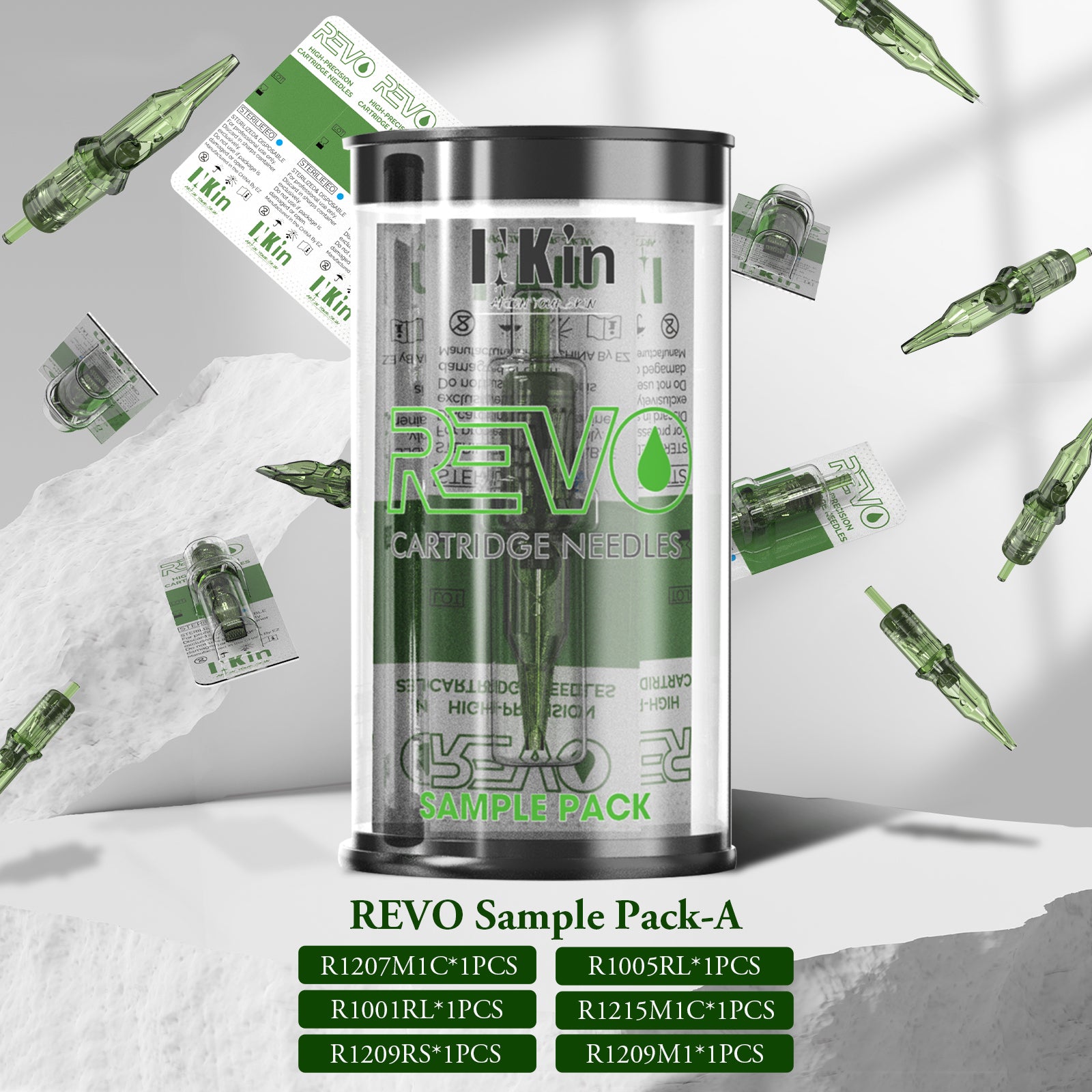 INKin REVO Sample Pack - Premium Tattoo Ink Set for Professional Artists & Beginners | Perfect for Tattoo Practice, Training & Studio Use