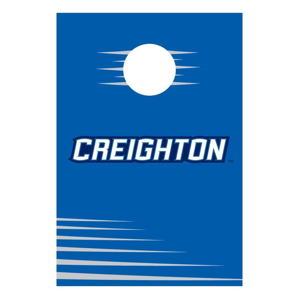 Creighton University Cornhole Bag Toss Game Set - Premium Outdoor Lawn Games for Tailgating, Backyard Parties & College Sports Events - Perfect Gift for Alumni & Fans