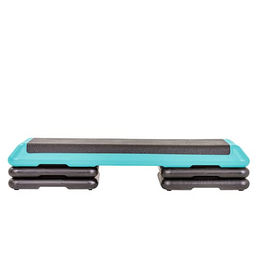 Original Aerobic Stepper Platform with 4 Adjustable Risers - Home Gym & Fitness Equipment for Cardio Workouts, Step Training, and Indoor Exercise - Perfect for Home Workouts, Aerobic Classes, and Stair Climbing Training
