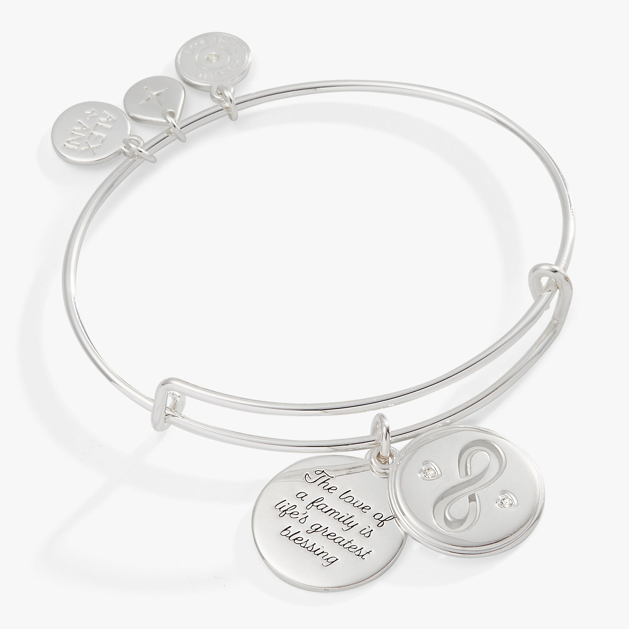 Hidden Message Infinity Affirmation Bangle - Inspirational Jewelry for Women, Motivational Bracelet with Secret Engraving - Perfect for Daily Wear, Gifts & Self-Empowerment
