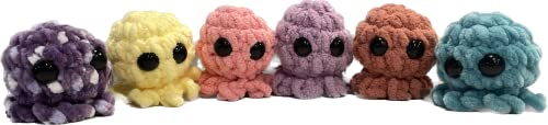Handmade Gray Octopus Amigurumi Plush Toy - 3