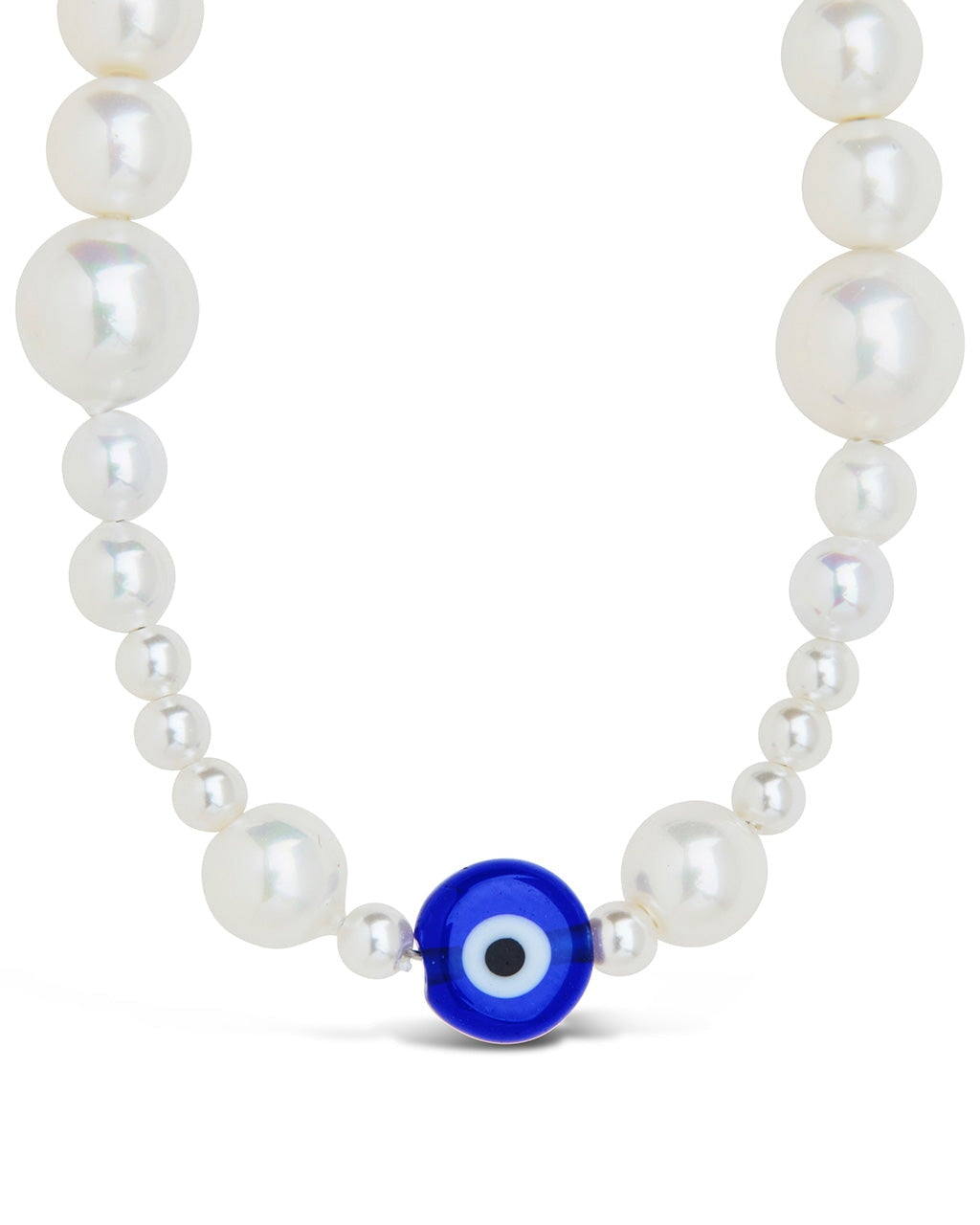 Evil Eye Pearl Choker Necklace for Women - Elegant Boho Jewelry for Protection & Good Luck - Perfect for Parties, Weddings & Everyday Wear