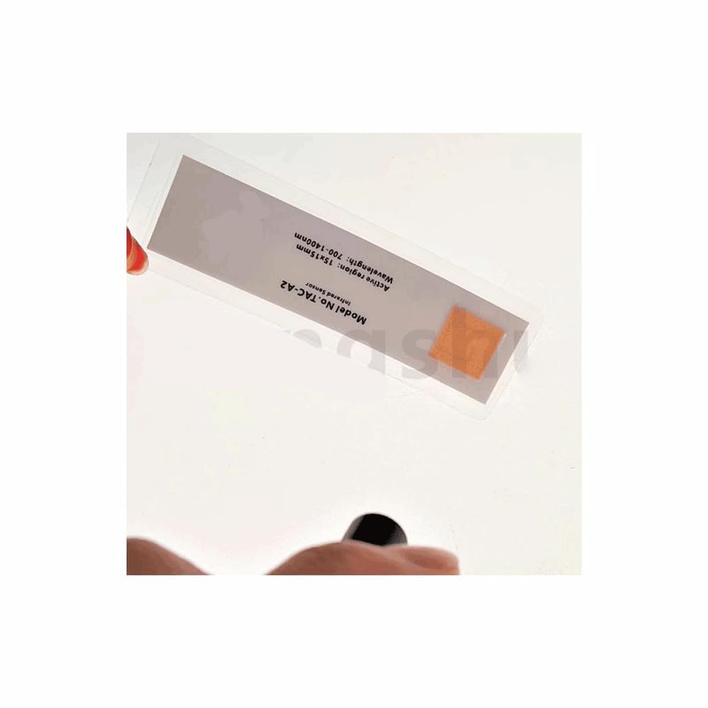 700-1400nm Wavelength Light Detection Sensor Card - Optical Observation, Frequency Multiplier & Photosensitive Tool for Scientific Research, Spectroscopy and Industrial Testing (10mmx10mm) | Perfect for Lab Experiments, Laser Analysis and Light Measurement Applications