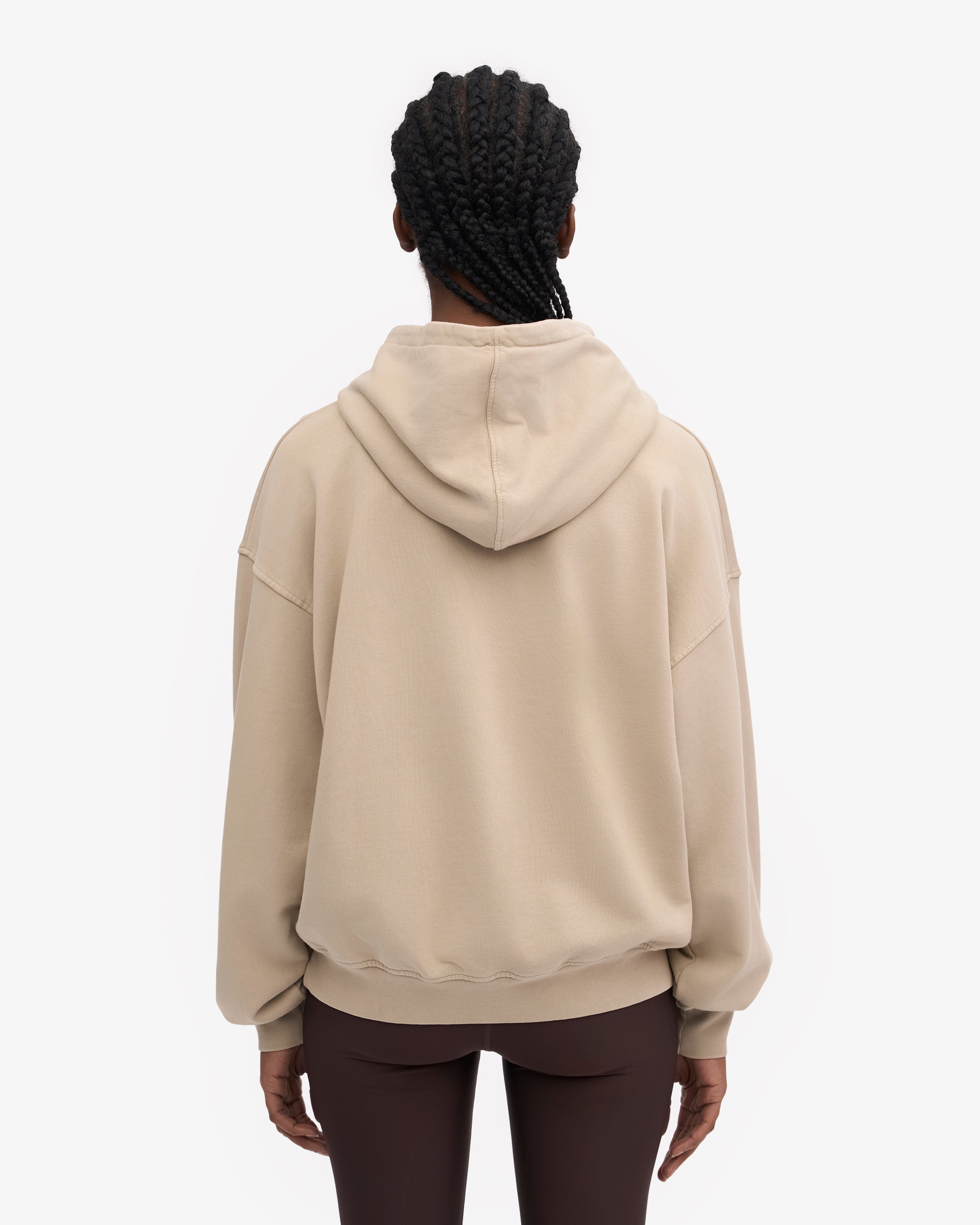 Organic Oversized Hoodie - Soft & Cozy Unisex Pullover Sweatshirt in Oyster Grey | Perfect for Casual Wear, Lounge & Street Style Fashion